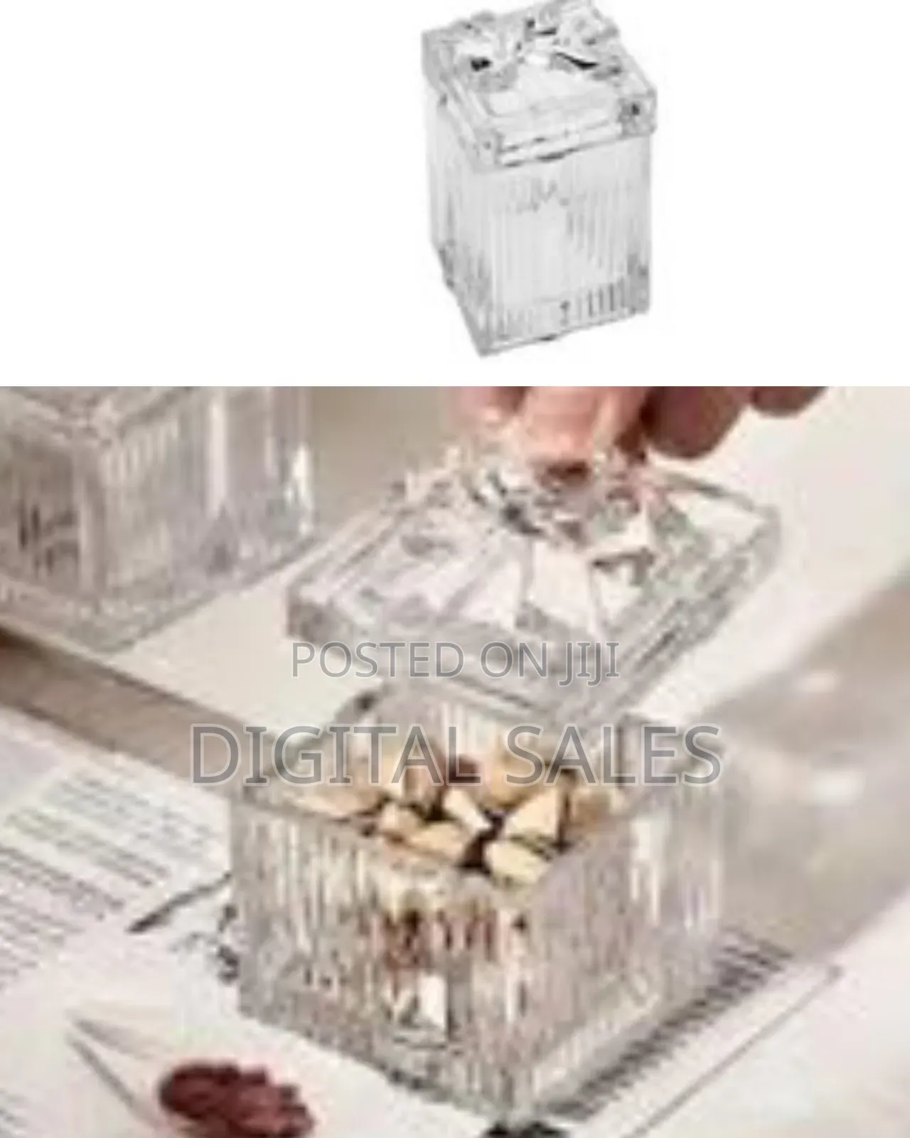 Kitchen Food Storage Jar Clear Glass Container Glass
