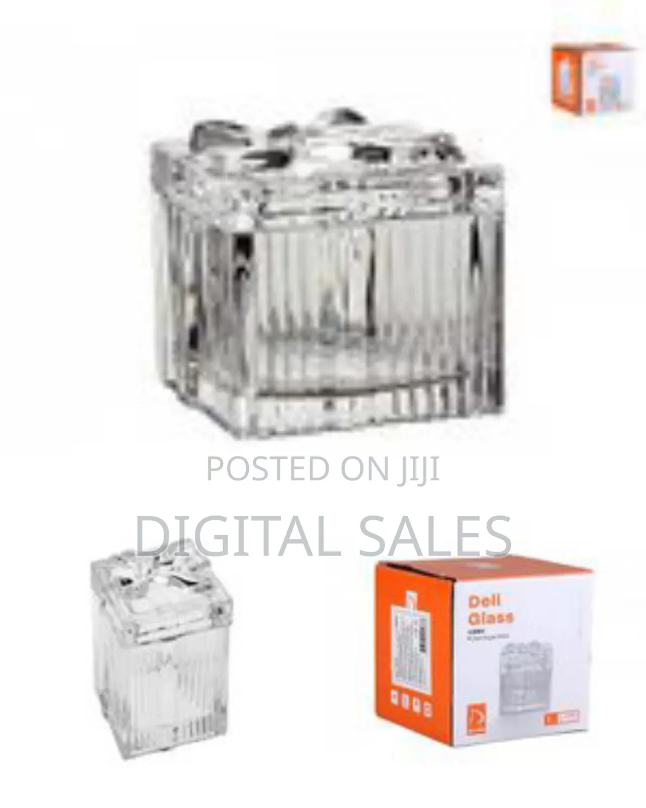 Kitchen Food Storage Jar Clear Glass Container Glass