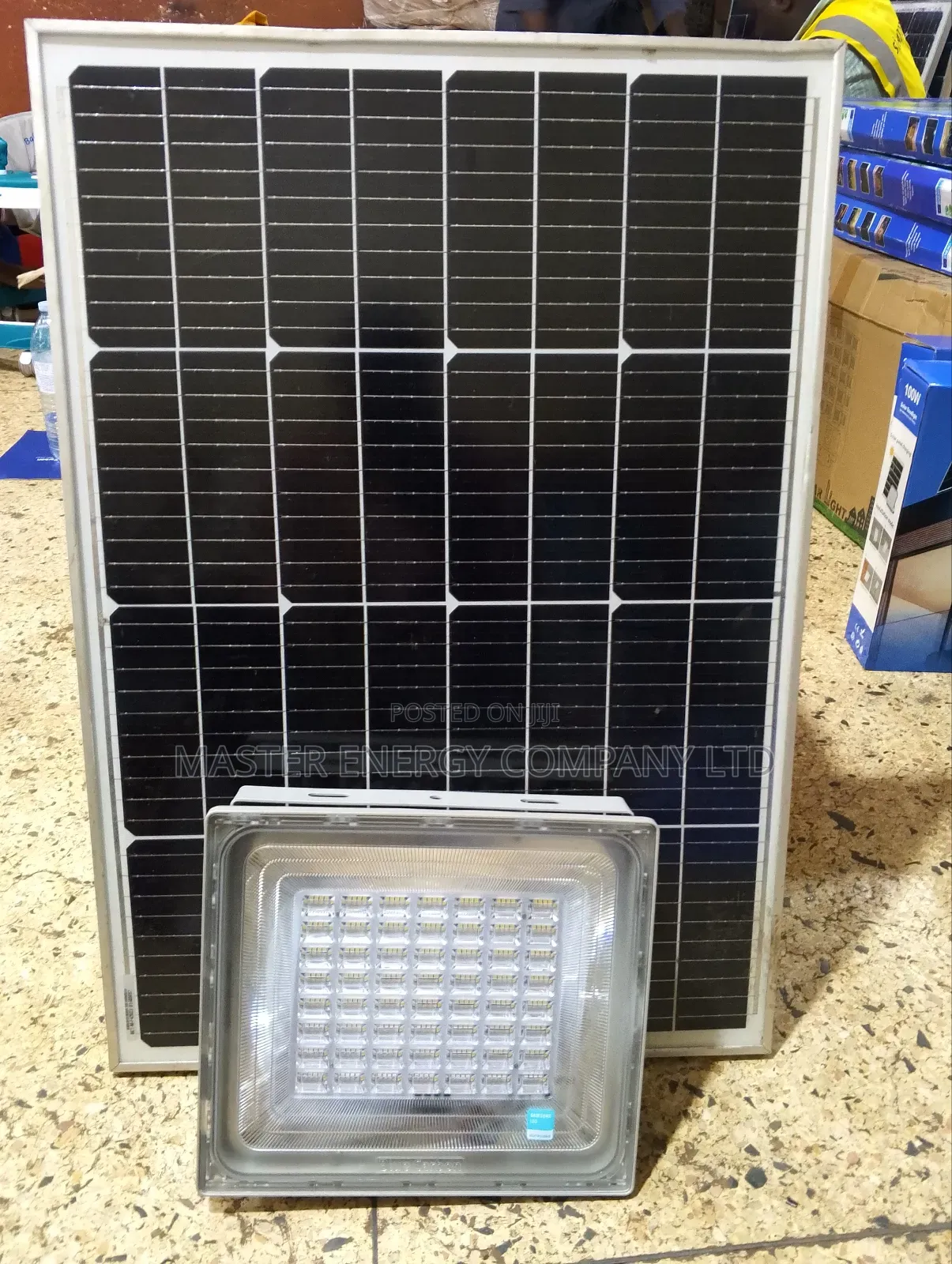 500w Solar Flood Lights Blue Carbon Fonh