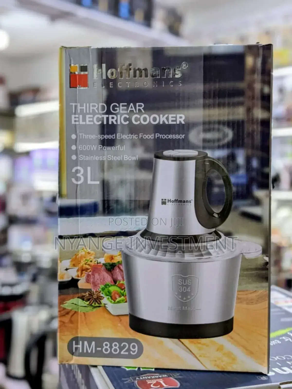 3 Litres Hoffmans Chopper. Food Chopper