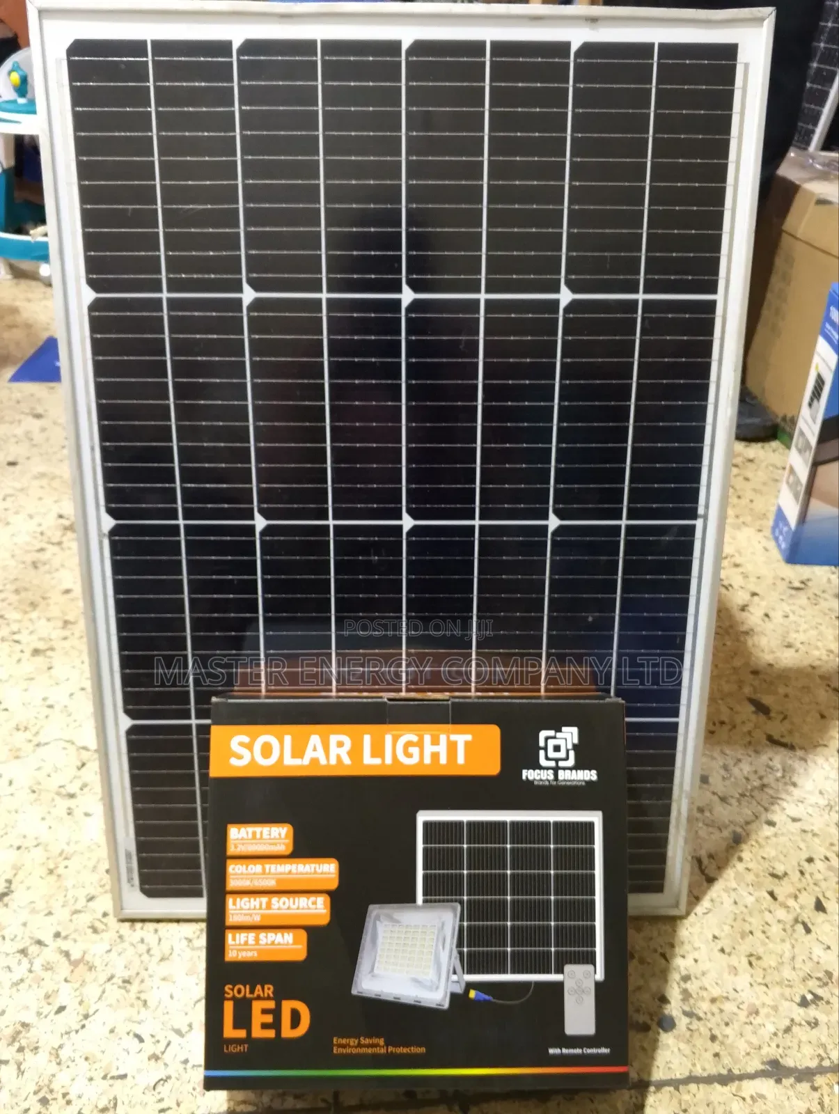 500 W Blue Carbon Solar Flood Srui