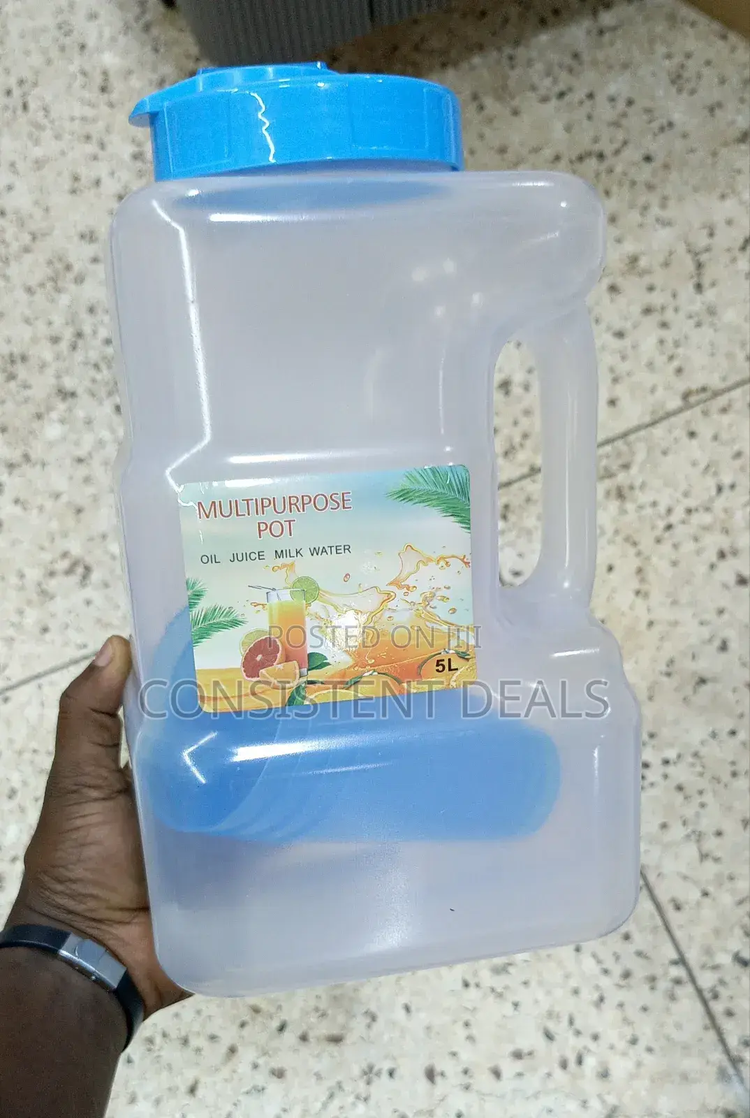 Plastic Water Jug With Glasses