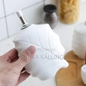 Ceramic Olive Oil and Vinegar Bottle Pot Dispenser