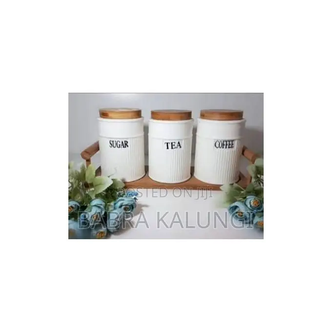 Set of 3 Ceramic Canisters