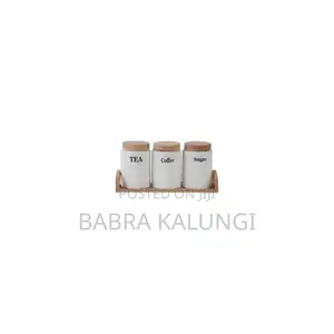 Set of 3 Ceramic Canisters