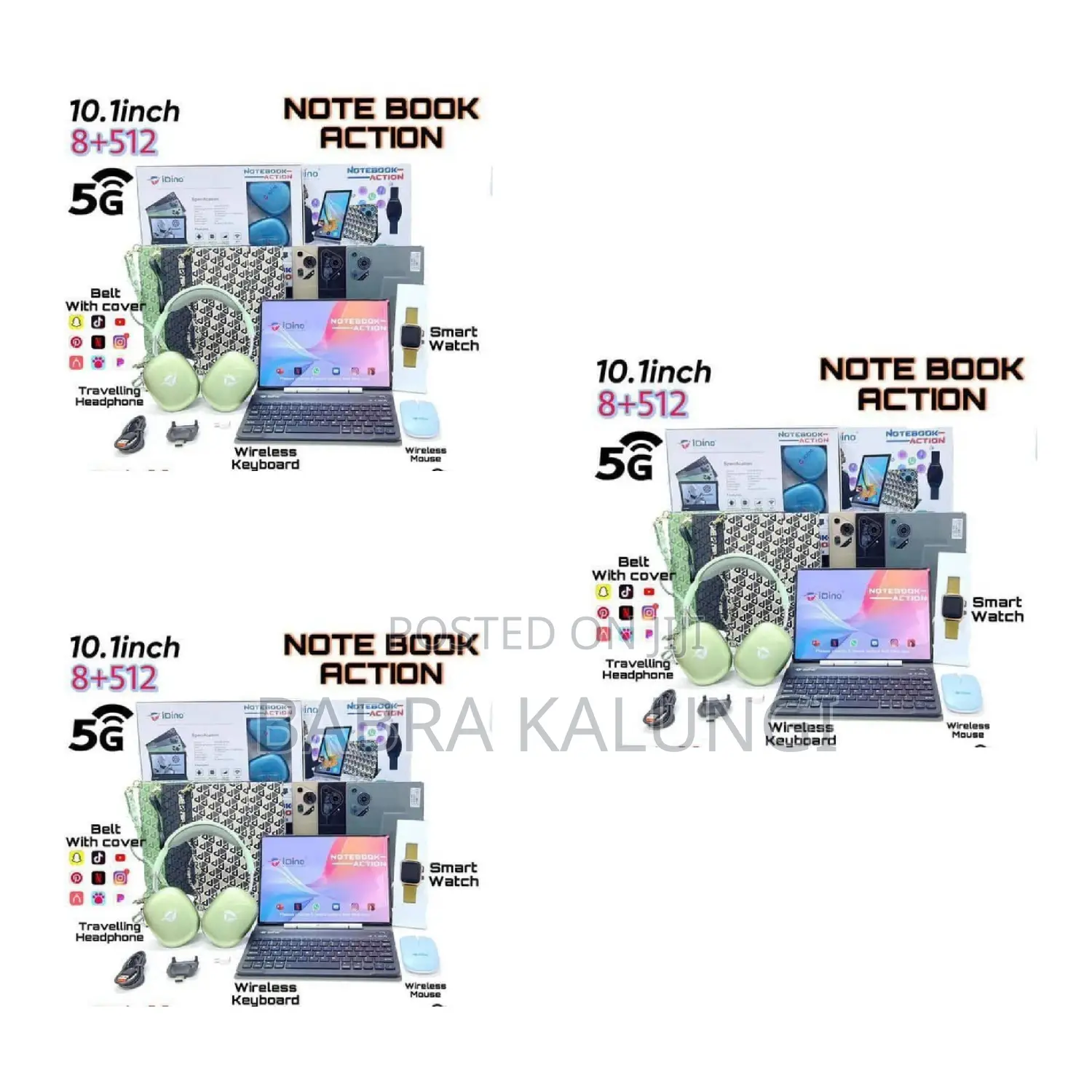 New Idino Notebook Action 512 GB Gray