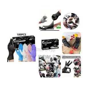 100pack of Neoprene Nitrile Disposable Gloves Waterproof Elastic Extra