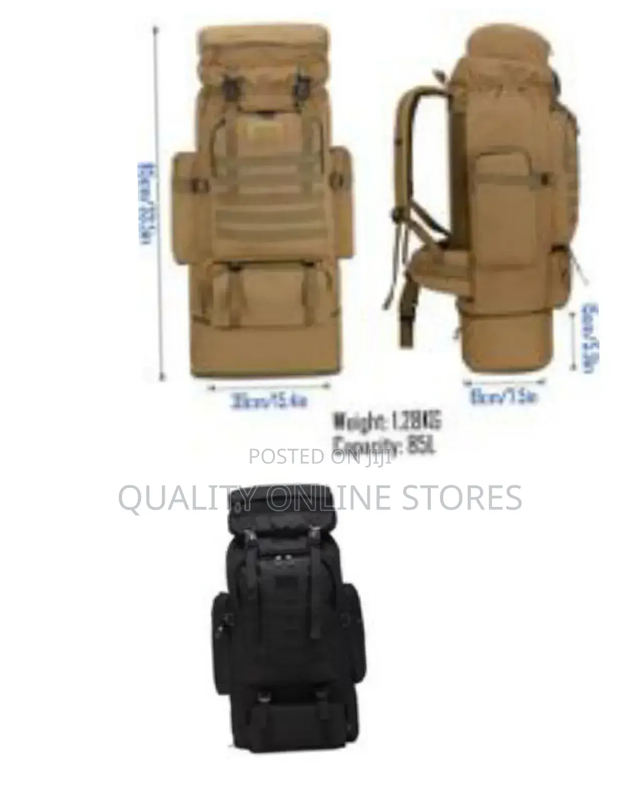 Tactical Backpack, Camping Hiking Backpack 85l Large Capacity