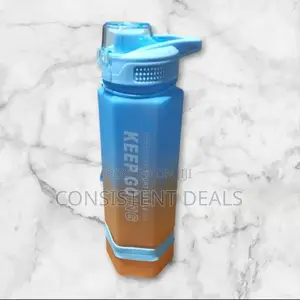 Fitness Sports Bottle With Time Marker Bpa Free 1 Liter Bottle