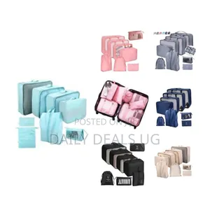 8 PCS Set Double Zippered Packing Cubes Clothes for Travel Organizer