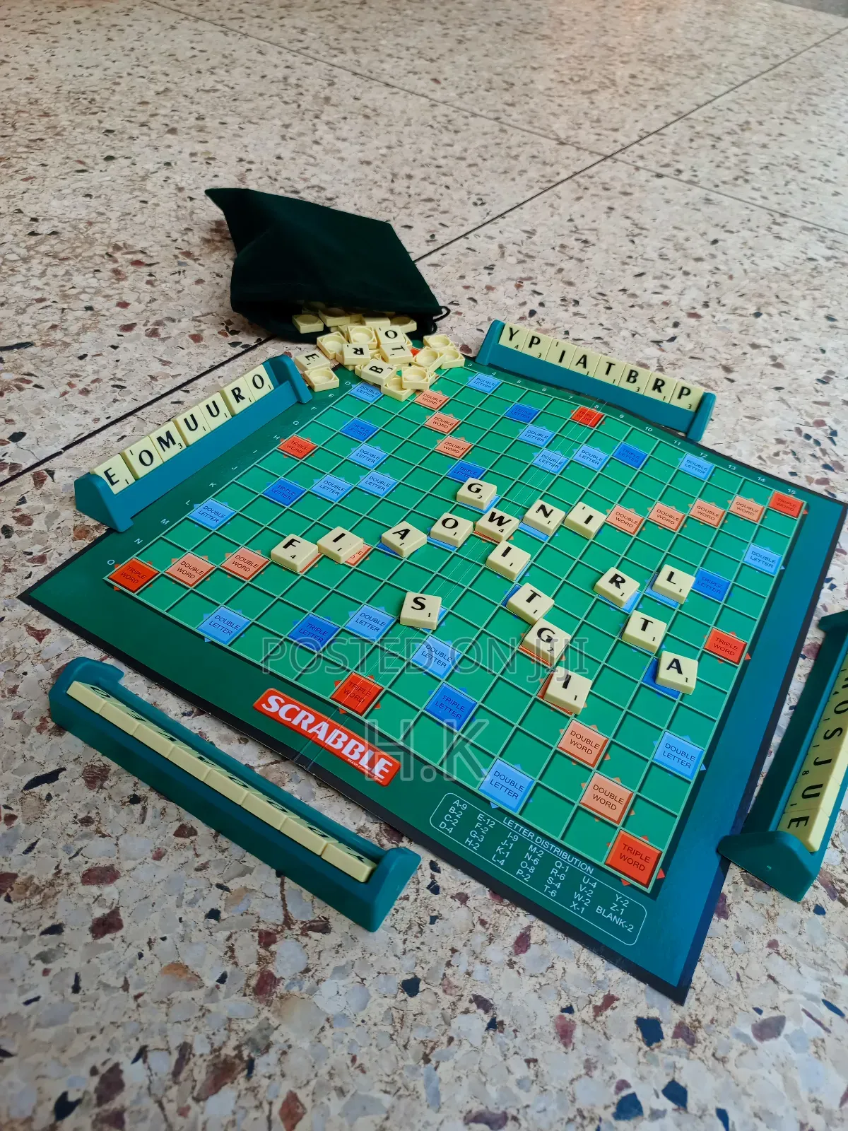 Scrabble Board Game.