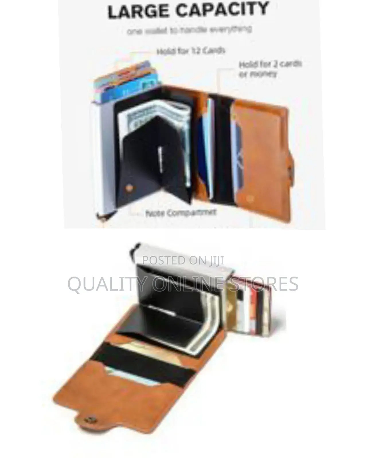 1 Piece of 9.5 * 6.5cm Mini Double Box Metal Wallet Vintage Leather