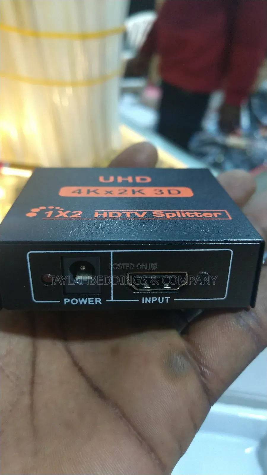 Hdmi Splitter 1 in 2 Out Ports Box Supports Full Ultra Hd 1080p 