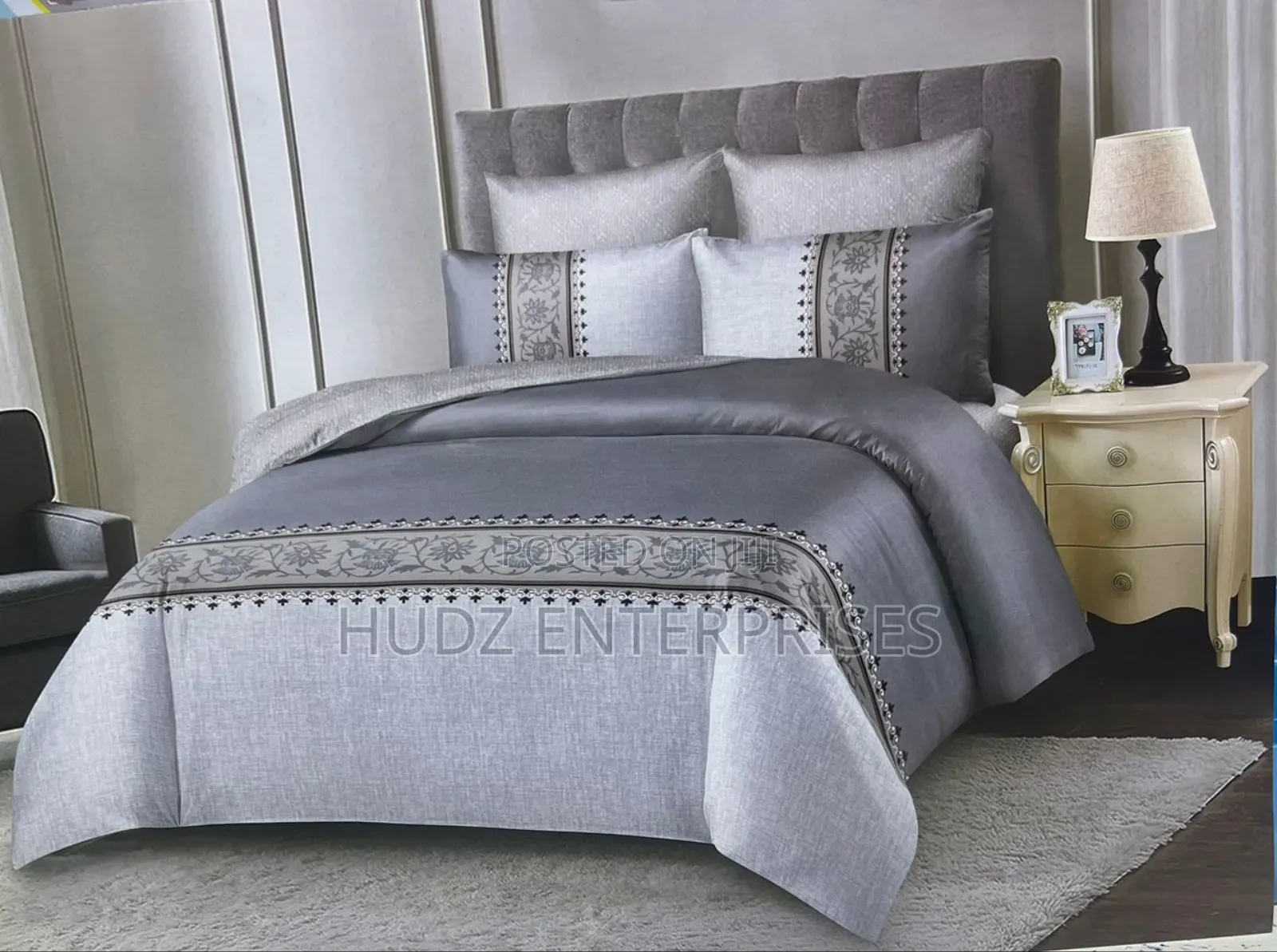4pcs Grey Duvet 6x6