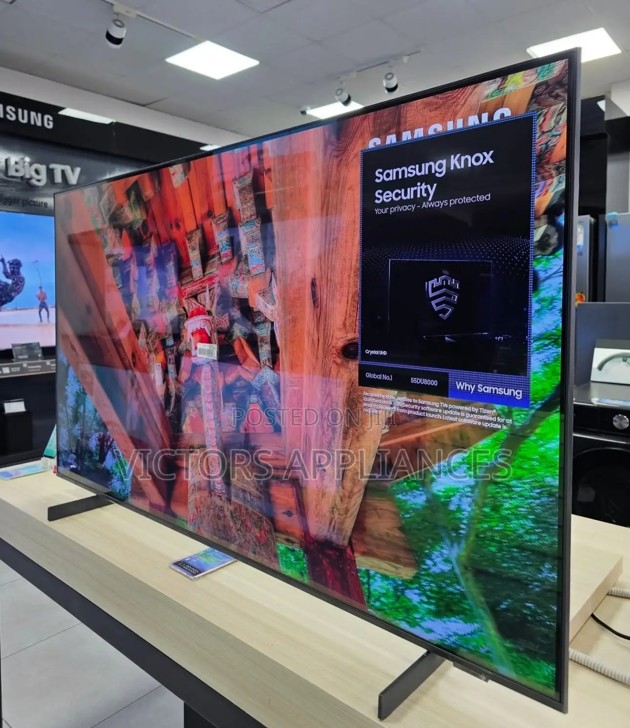 Original Samsung 65inches Crystal Uhd Smart Tv
