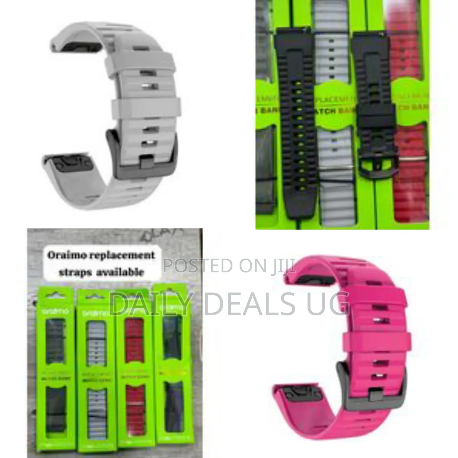 Oraimo 20/22mm Smartwatch Strap Band Watch Siliconare Soft Belt