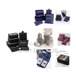 Travel Pouch 7piece Set Arrangement Case Clothes Storage Gebag Packing