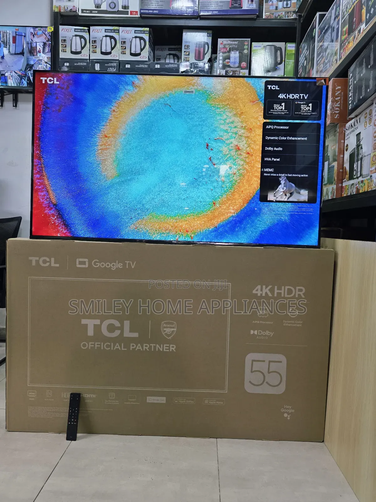 Newly Restocked 55p635 TCL HDR-10 55inches Uhd4k Google Pro Android Tv