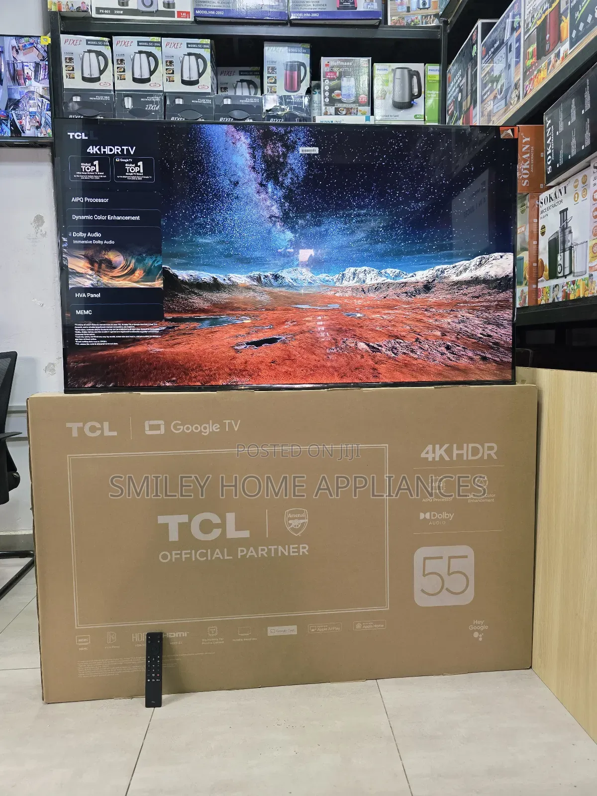 Newly Restocked 55p635 TCL HDR-10 55inches Uhd4k Google Pro Android Tv