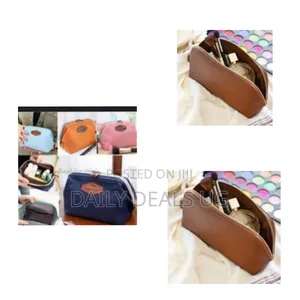 Makeup Bag Cosmetic Pouch Travel Organizer Toilerty Clutch, Color May