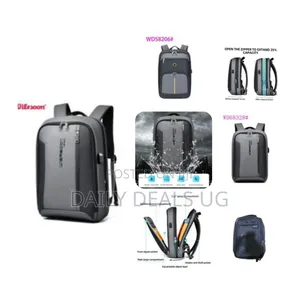 Wiersoon Business Backpack for Men Slim Expandable Waterproof