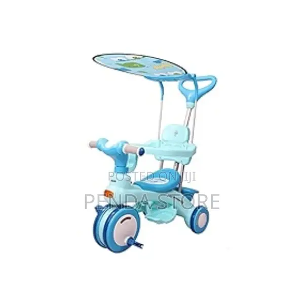 Kids Tricycle Blue – Heavy Baby Tricycle With Shade