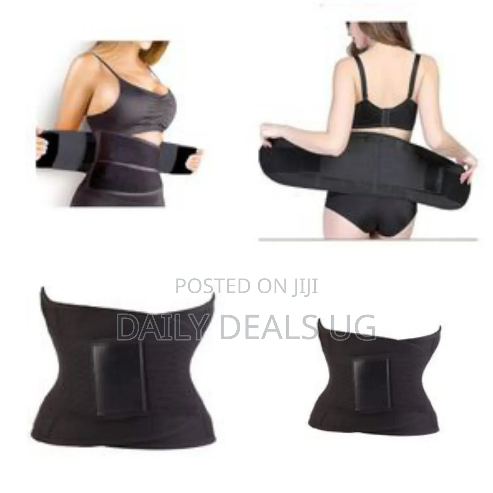 Waist Hot Belt Power Shapper -Black
