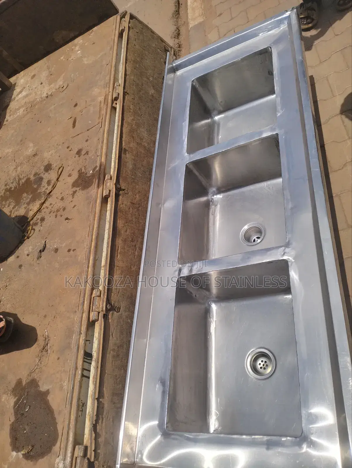 Stainless Commercial Sink Triple Bowl