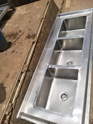 Stainless Commercial Sink Triple Bowl