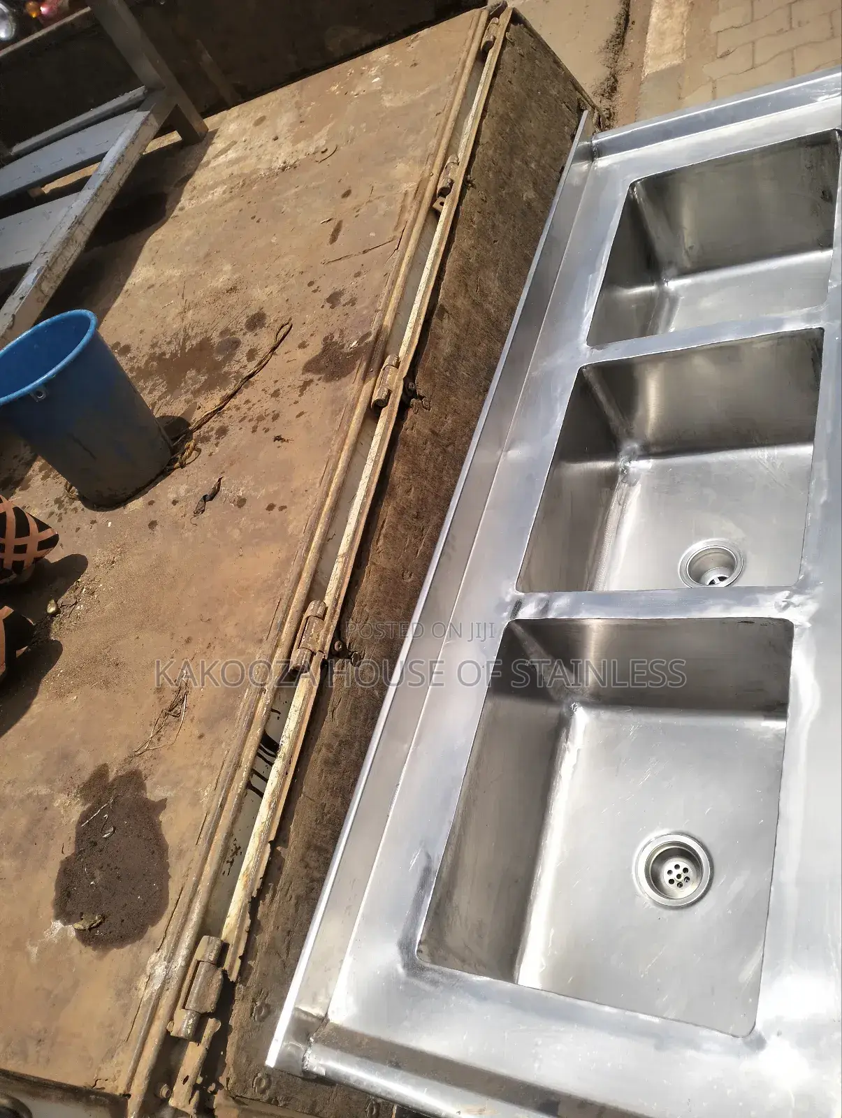 Stainless Commercial Sink Triple Bowl