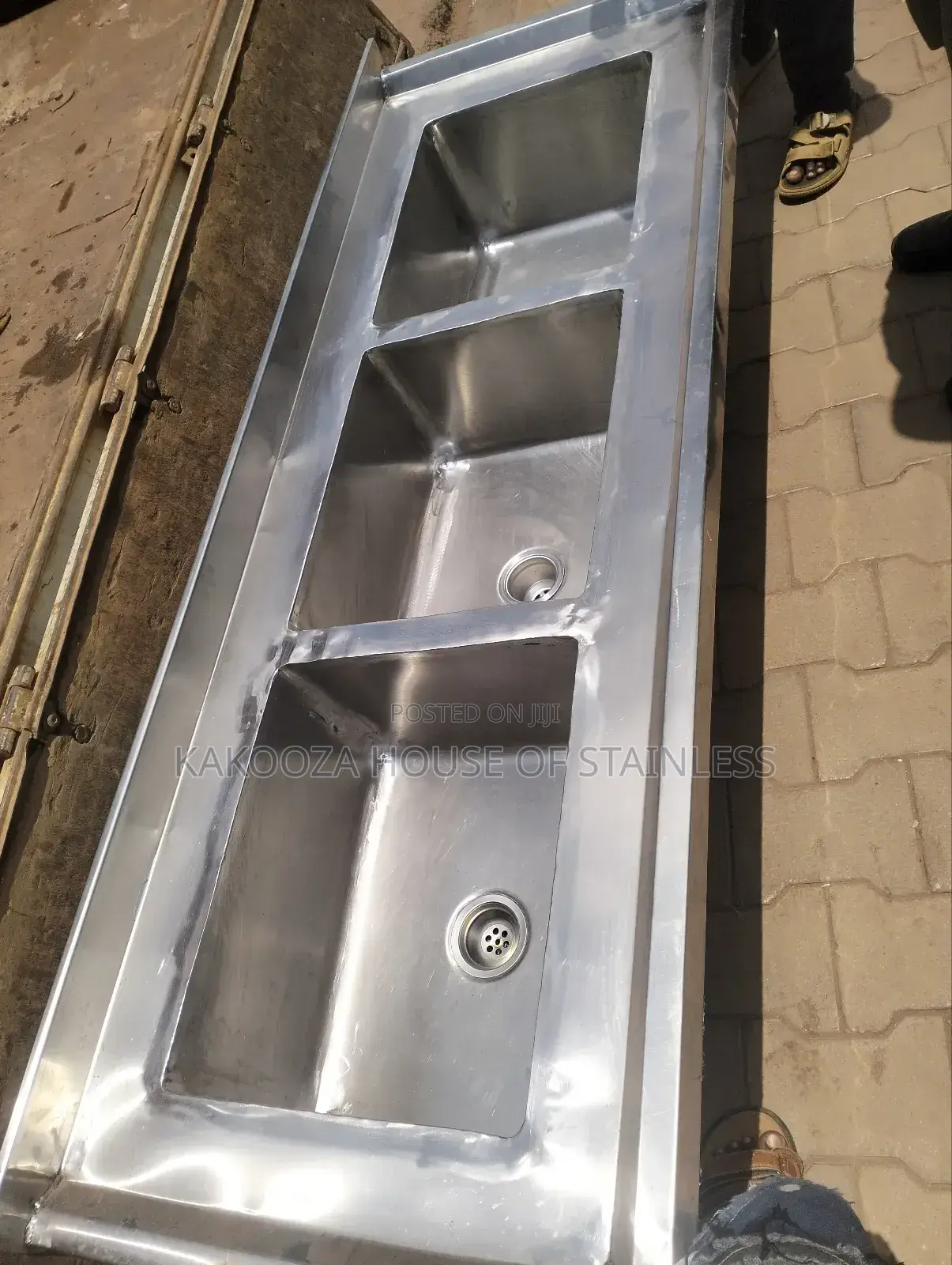 Stainless Commercial Sink Triple Bowl