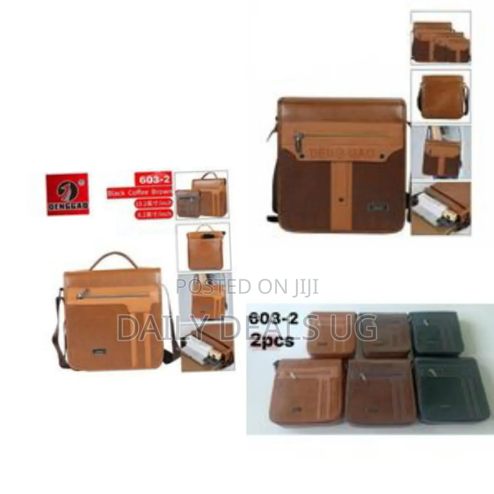 Denggao 3 Piece Tote Fashion Business Custom Shoulder Messenger Bags