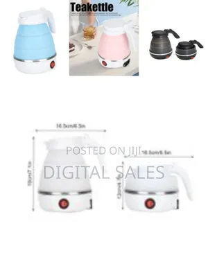 Portable Travel Folding Heating Electric Water Kettle 600ml Mini Food