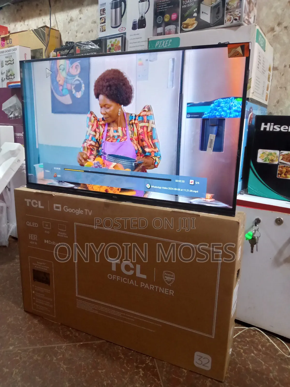 32 Inches TCL Qled Android Google Smart Tv
