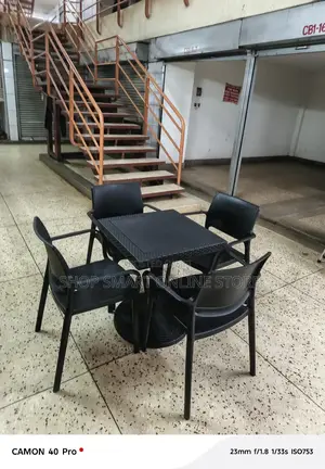 Imported Outdoor Plastic Chairs and Table Plastic Chairs and Table