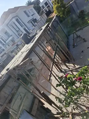 Gate Canopy Under Construction