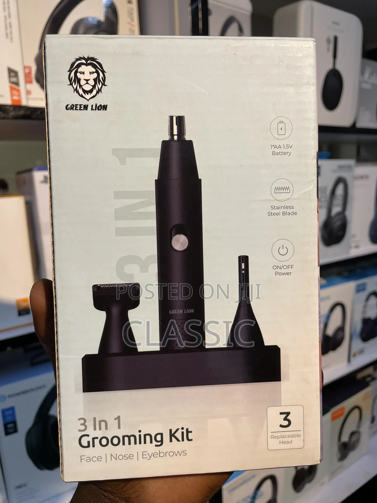 Green Lion 3 in 1 Grooming Kit
