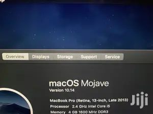 Laptop Apple MacBook Pro 2013 4GB Intel Core I5 SSD 128GB
