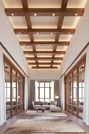 Ceiling Work Design in Wood.