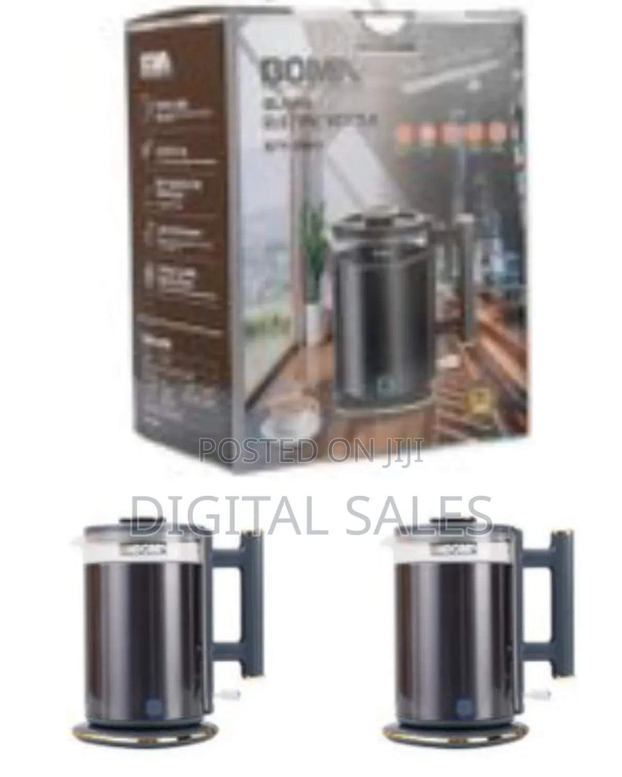 Boma 1.7 Liter Retro Electric Kettle With Keep Warm Function, Stainle
