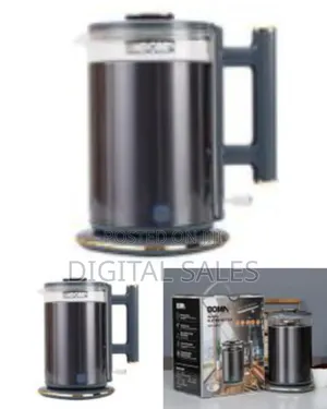 Boma 1.7 Liter Retro Electric Kettle With Keep Warm Function, Stainle