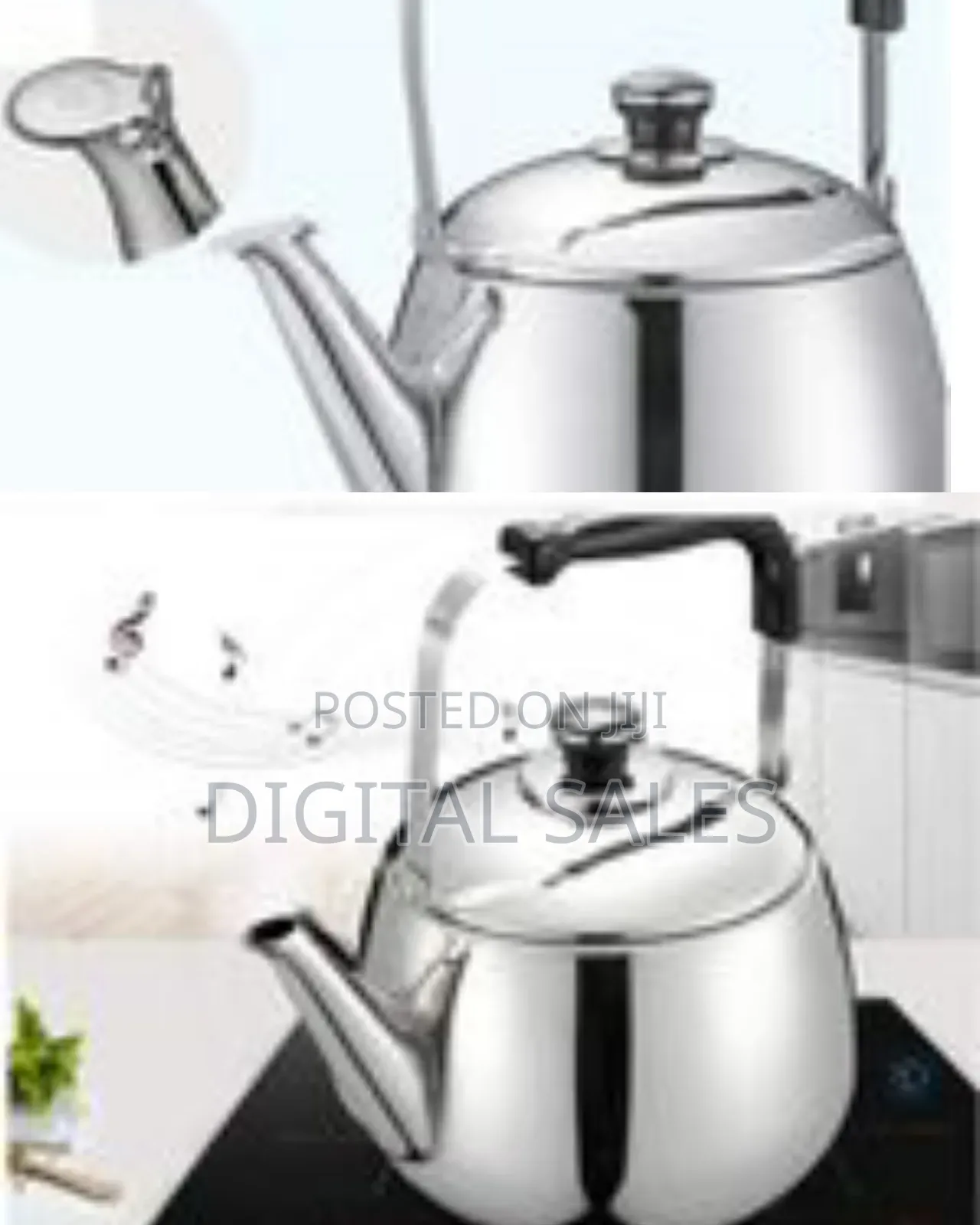6 Litre Whistling Tea Kettle Household Stainless Steel 304 Thick Larg0