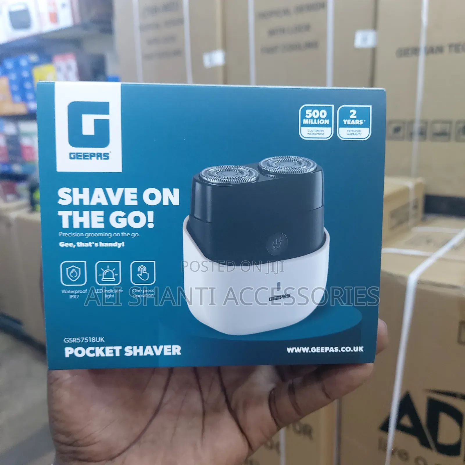 Shaver Rechargeable Geepas, Portable Rechargeable Shaver Geepas