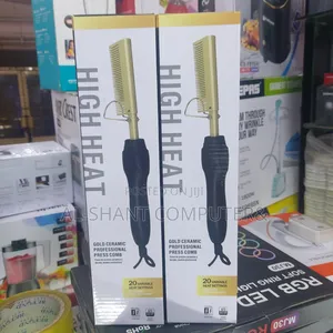 High Heat Ceramic Hot Comb, Ceramic Professional Press Comb