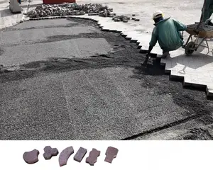 Industrial Paver Parking Yard Installation
