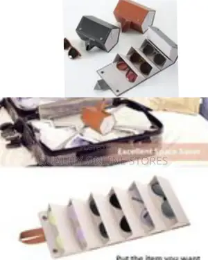 Sunglasses Travel Case With 5 Slots, Multi Sunglasses Storage Case 0
