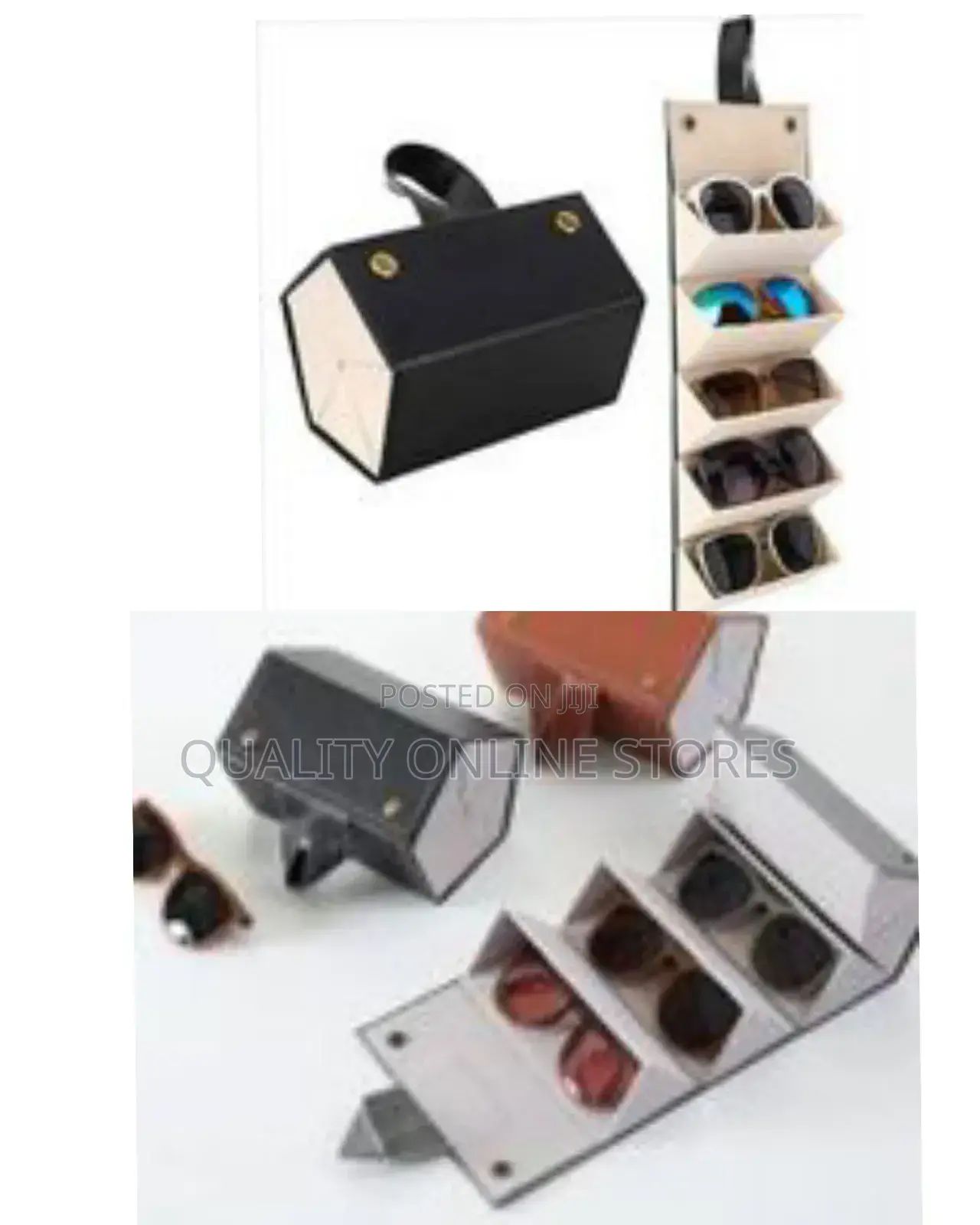 Sunglasses Travel Case With 5 Slots, Multi Sunglasses Storage Case 0