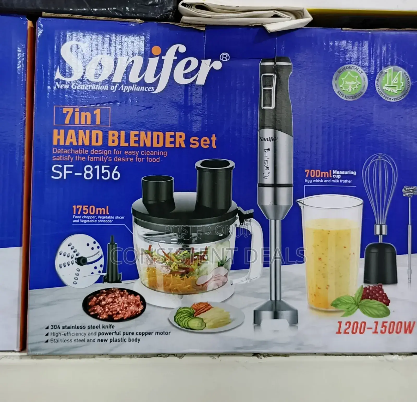 Sonifer 7in1 Hand Blender Set