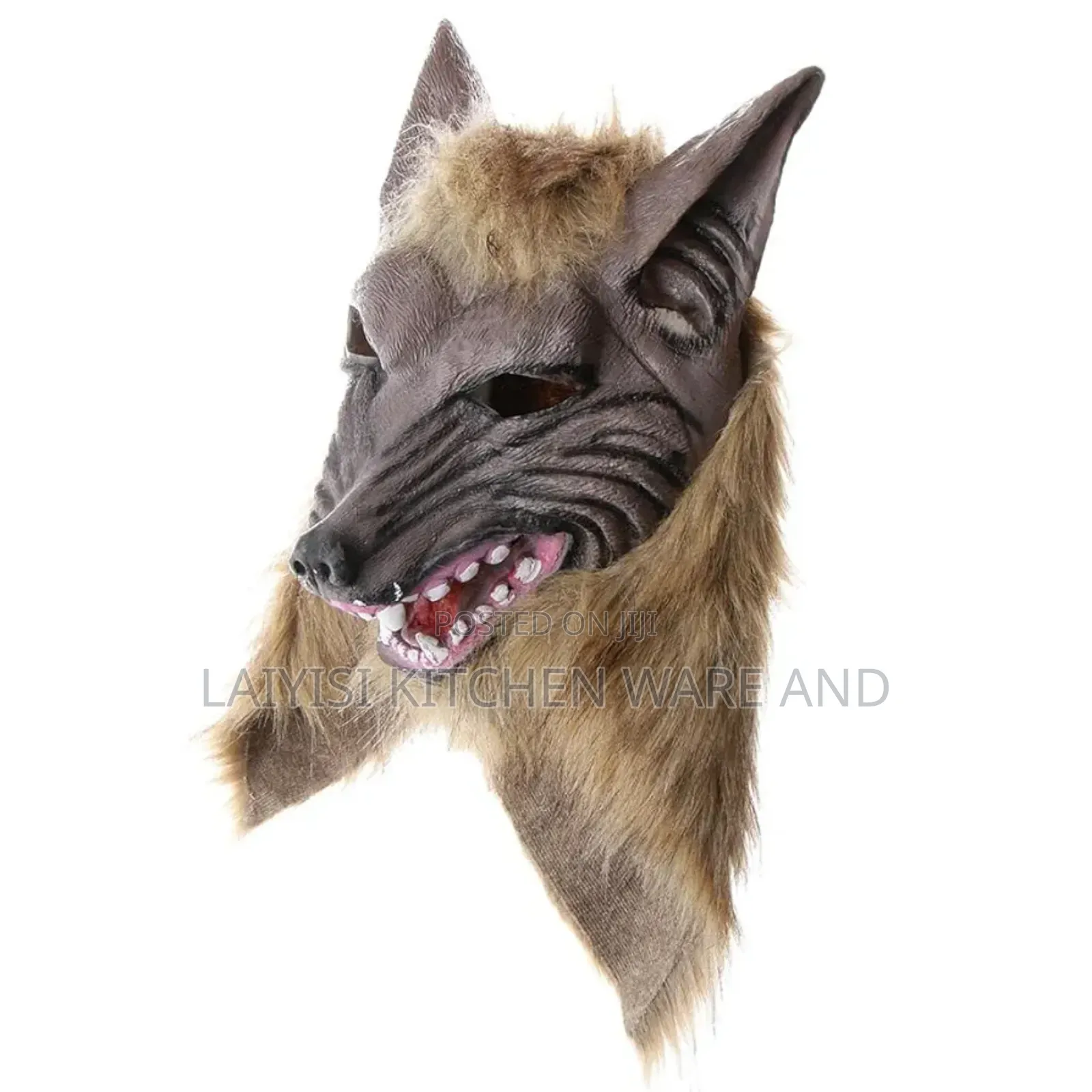 Rubber Wolf Head Mask Animal Cosplay Fancy Dress Costume Prop