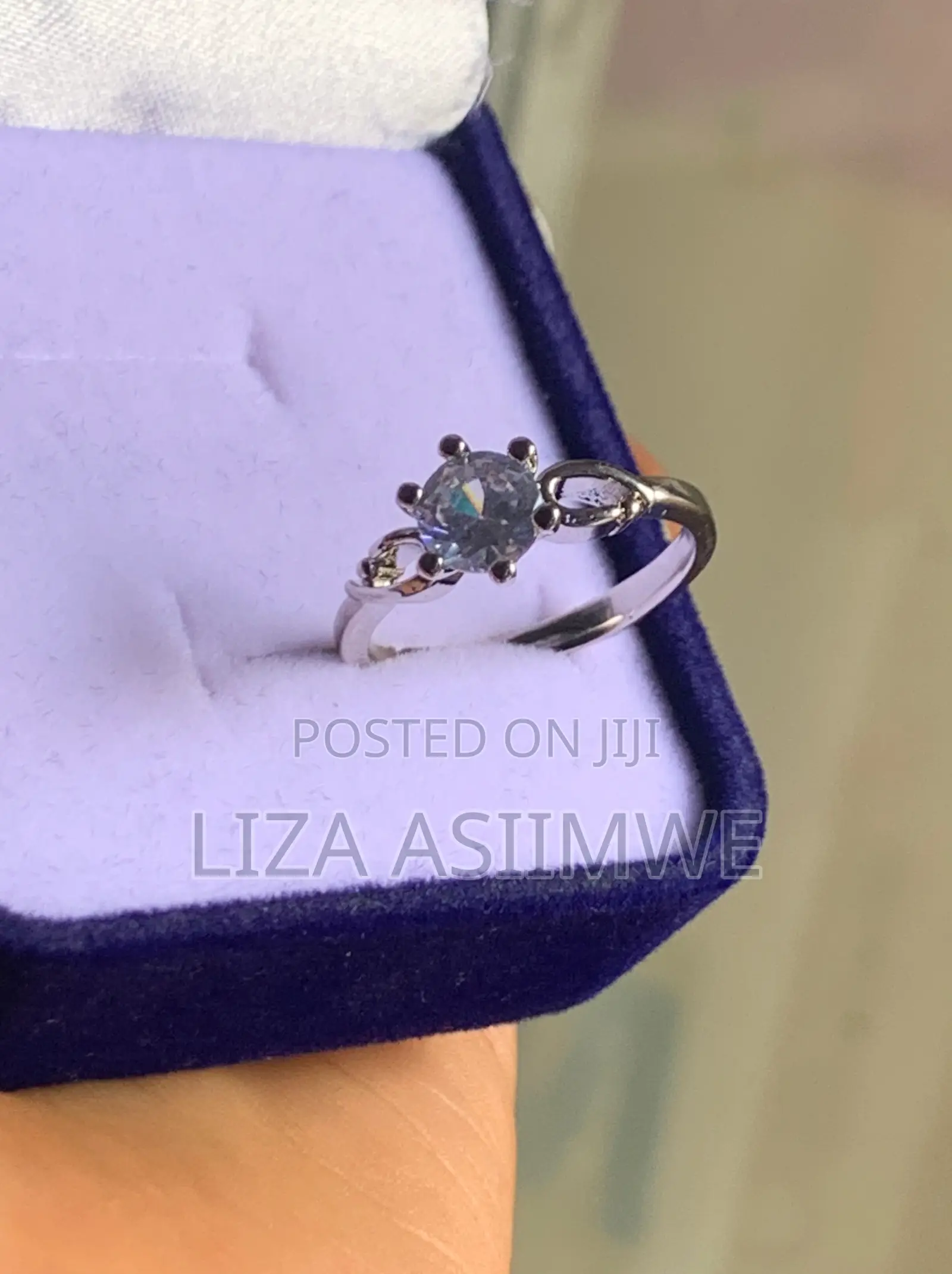 Elegant Entwined Engagement Ring